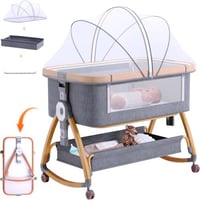 سرير نكست تومي الجديد كليا مع ناموسية وهزاز