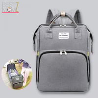 حقيبة أمهات متعددة الوظائف تتحول لسرير أطفال