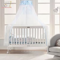 سرير اطفال خشبي قابل للطي