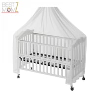 سرير اطفال خشبي بتصميم انيق