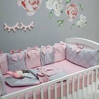 مفرش فيونكة ناعم مع ستارة