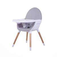 كرسي طعام خشبي 2 في 1