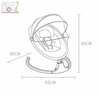 ارجوحة اطفال الكترونية مع جهاز تحكم عن بعد