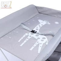 طاولة تغيير حفاضات قابلة للطي مع منظم عصري