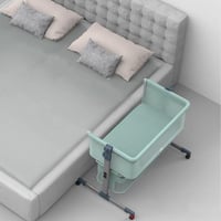 سرير Next to me هيكل فضي