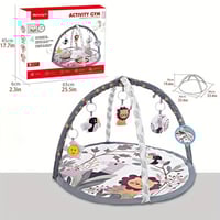 مفرش اللعب التفاعلي للأطفال الاسد والغابة