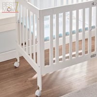 سرير اطفال خشبي قابل للطي