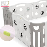 سياج للأطفال قابل للطي مقاس كبير