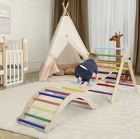 لعبة ارجوحة والتسلق والزحلقة