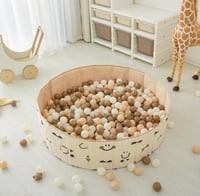 حوض كرات قابل للطي باللون البيج