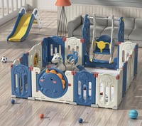مركز لعب للأطفال 4 في 1
