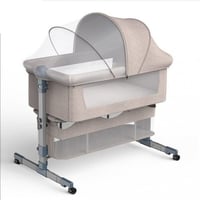 سرير Next to me هيكل فضي