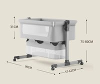 سرير اطفال نكست تومي+طاولة غيار