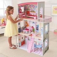 بيت الدمى الخشبي حجم كبير