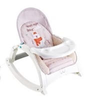 كرسي هزاز للأطفال مع صينية طعام