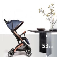 عربة أطفال Qz1 خفيفة بإصدار جديد فاخر