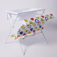 طاولة تغيير الحفاضات للأطفال مع حوض استحمام