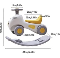 عجلة ركوب وحصان هزاز ولوح توازن 3 في 1