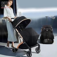 عربة أطفال Qz1 خفيفة بإصدار جديد فاخر