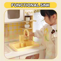 مطبخ خشبي تفاعلي للاطفال