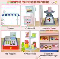 متجر خشبي عربة طعام