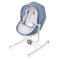 كرسي الأطفال الهزاز متعدد الارتفاعات بدوران كامل