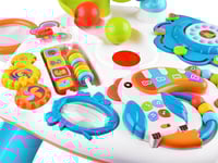 طاولة تعليمية تفاعلية ملونة مع زحليقة ملتوية للكرا...