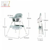 كرسي طعام للأطفال قابل للتعديل