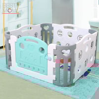 سياج للأطفال قابل للطي مقاس كبير