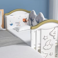 مفرش سرير اطفال قطن شكل الغابة