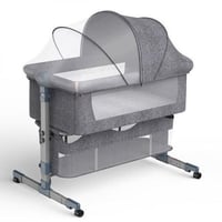 سرير Next to me هيكل فضي