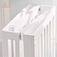 سرير اطفال خشبي قابل للطي