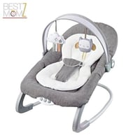 كرسي هزاز للأطفال مع اهتزازات مهدئة بتصميم مريح وأ...