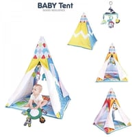 خيمة وحصيرة لعب للأطفال 2 في 1