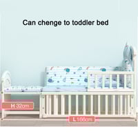 سرير خشب قابل للتمديد يكبر مع طفلك