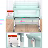 سرير Next to me هيكل فضي