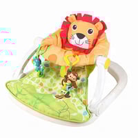 مقعد أطفال محمول شكل أسد مع ألعاب تفاعلية