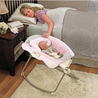 مقعد نوم هزاز للأطفال حديثي الولادة