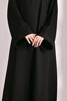 عباية سوداء فخمة-0616 " تفصيل "