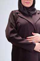 عبايه رسميه لون بني 0653