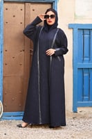 عباية بتفاصيل الجلد-0575