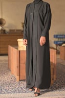 عبايه سوداء كرستال مميزه