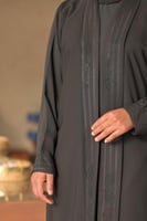 عبايه سوداء كرستال مميزه