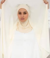 حجاب مع مقنعه قطن