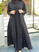 عباية سوداء كلوش -0581