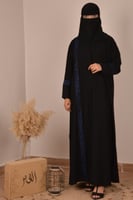 عباية بتطريزة لينور كحلي-0185