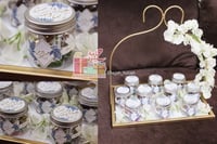 صحن توزيعات مواليد منسق