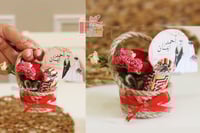 توزيعات سله مع ورد وشوكولاته