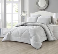 مفرش باريس مخمل مفرد ونص-4قطع