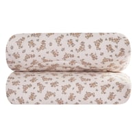 مفرش مفرد ونص صيفي مشجر (٤ قطع)